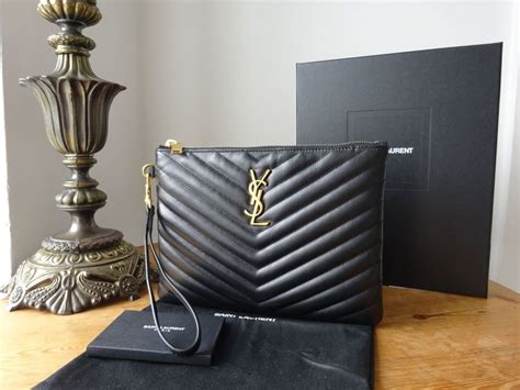 YSL wristlet pouch